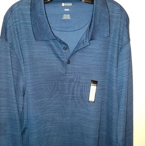 NWT- Long sleeve men's polo
